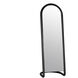 Duke 71 X 23.5 inch Matte Black Floor Mirror