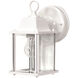 Brentwood 1 Light 9 inch White Outdoor Wall Fixture