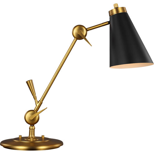 TOB by Thomas O'Brien Signoret 31.75 inch 9 watt Burnished Brass Task Table Lamp Portable Light