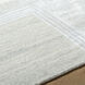 Jaylin 120 X 96 inch Off-White / Light Silver Handmade Rug in 8 x 10