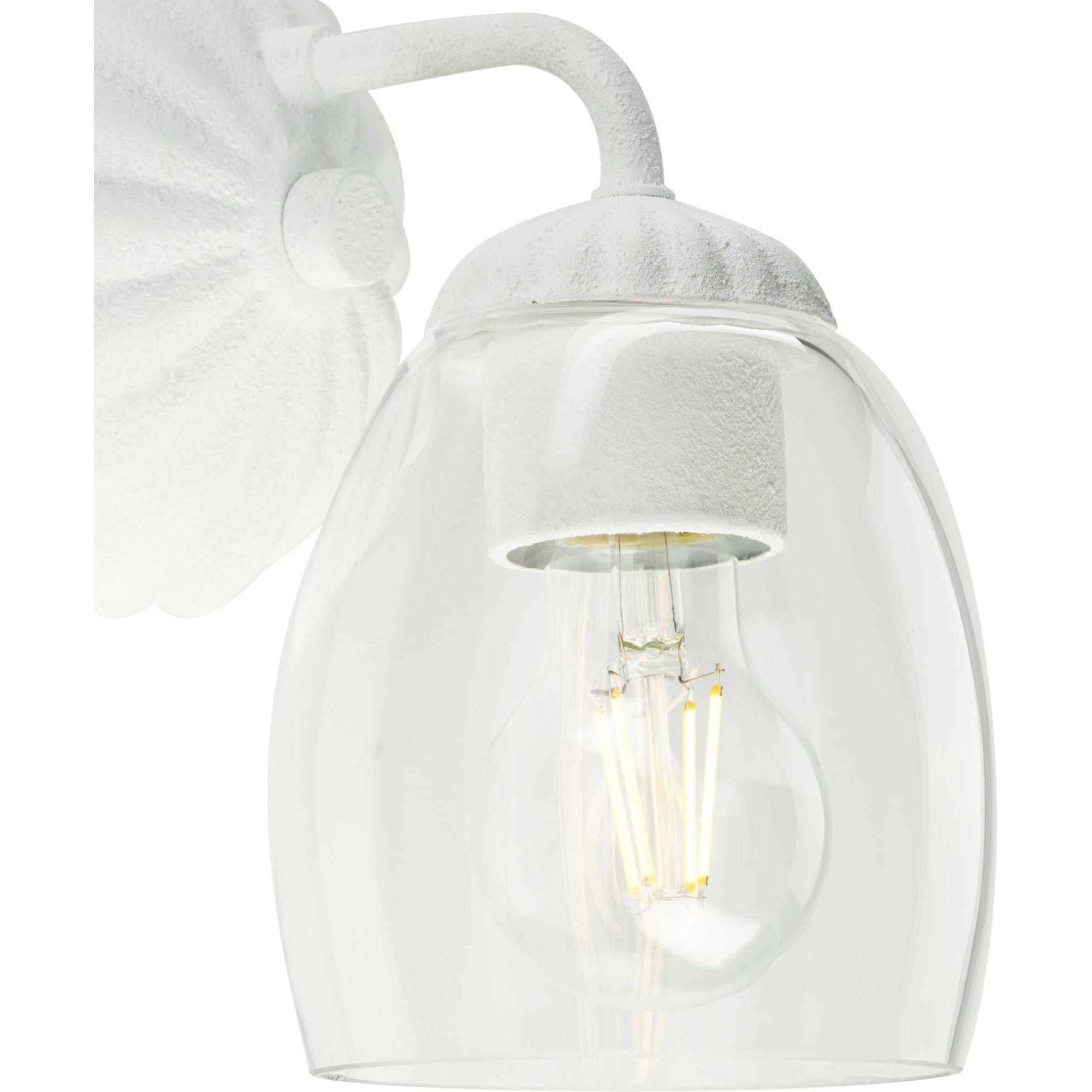 Quillan 1 Light 5 inch White Plaster Bathroom Vanity Light Wall Light