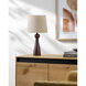 Jatoba 18.5 inch 60 watt Dark Brown Accent Table Lamp Portable Light