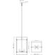 Gridline 4 Light 14 inch Satin Nickel Single Pendant Ceiling Light