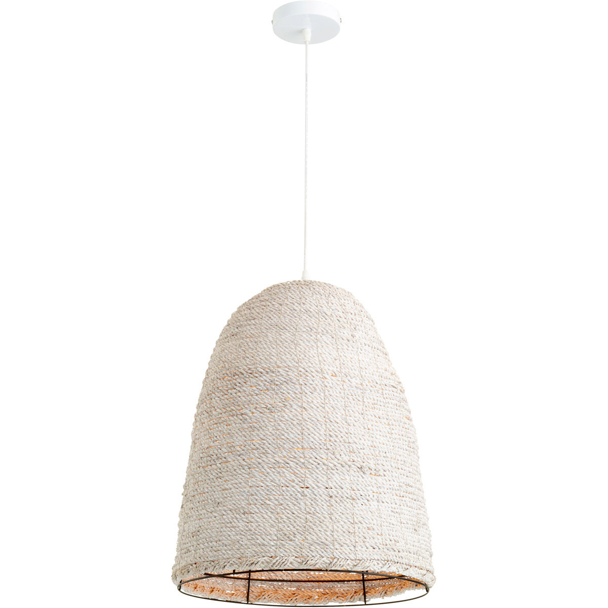 Dedal 1 Light 17 inch White Pendant Ceiling Light