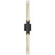 Petra LED 36 inch Sand Black Indoor-Outdoor Wall Light