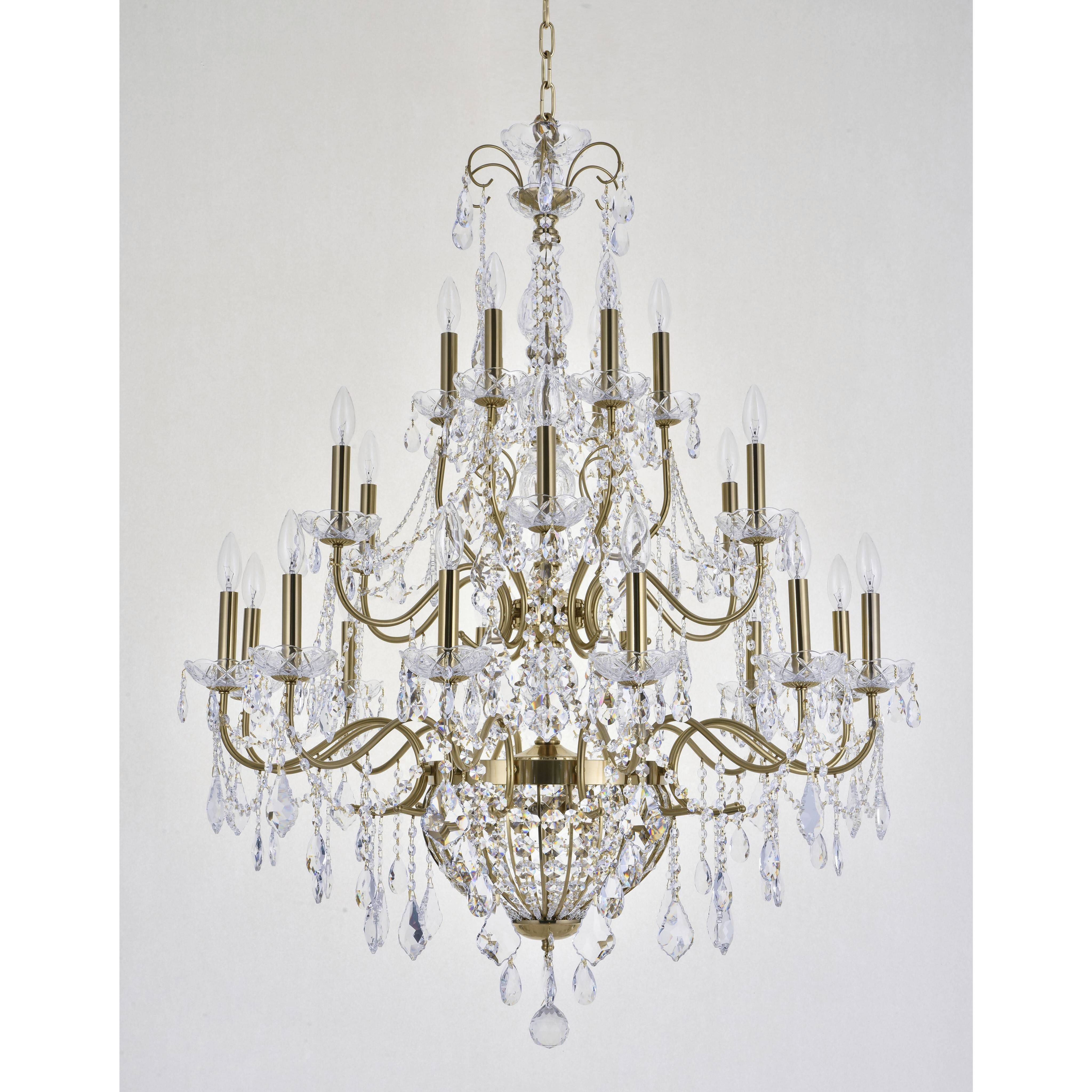 Canada 26 Light 36 inch Brass Chandelier Ceiling Light