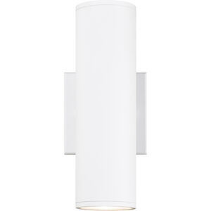 Tubular 2 Light 4.25 inch Outdoor Wall Light