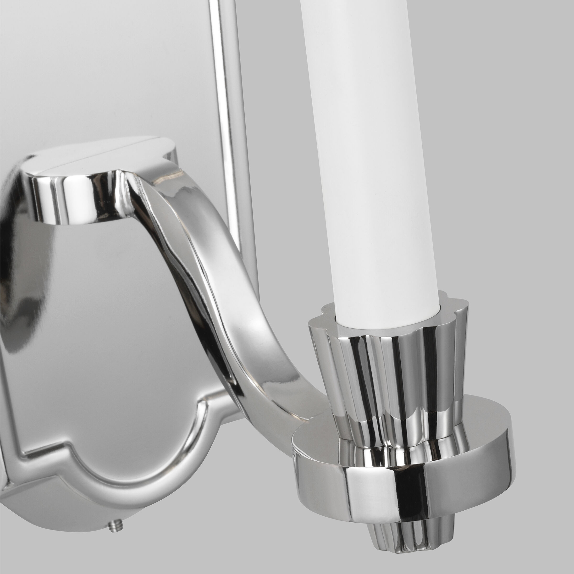 AH by Alexa Hampton Paisley 1 Light 3 inch Polished Nickel Tall Sconce Wall Light