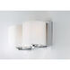 Wrap 2 Light 13 inch Polished Chrome Bath Vanity Wall Light