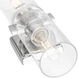 Clarion 2 Light 5 inch Polished Chrome Vanity Sconce Wall Light
