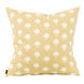 Square 20 inch Dandelion Citron Pillow, with Down Insert