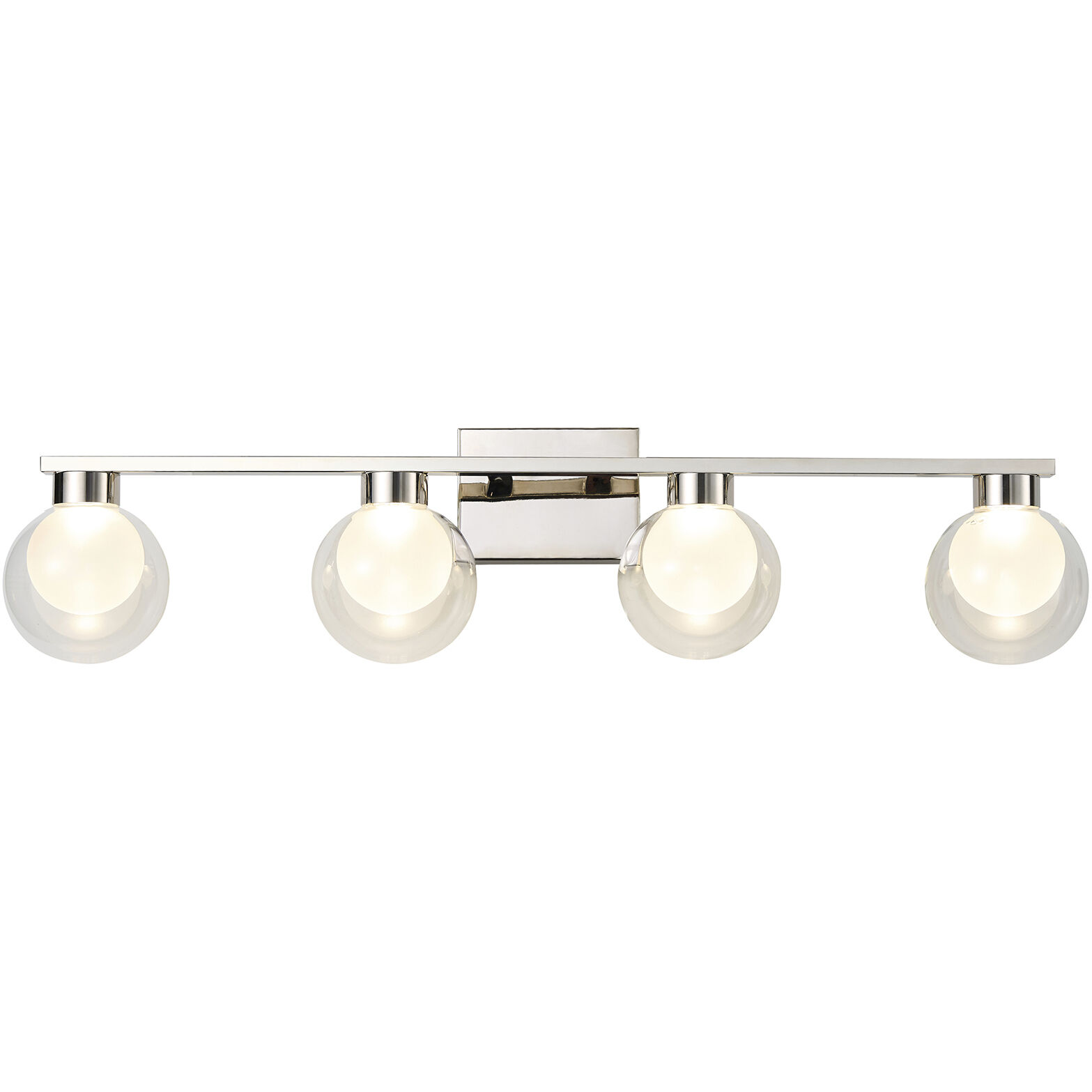 Colton LED 33 inch Polished Nickel Bathroom Vanity Wall Light