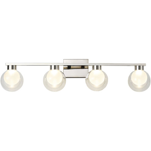 Colton LED 33 inch Polished Nickel Bathroom Vanity Wall Light