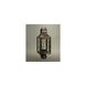 Livery 1 Light 19 inch Antique Brass Post Lamp in Clear Glass, One 75W Medium with Chimney