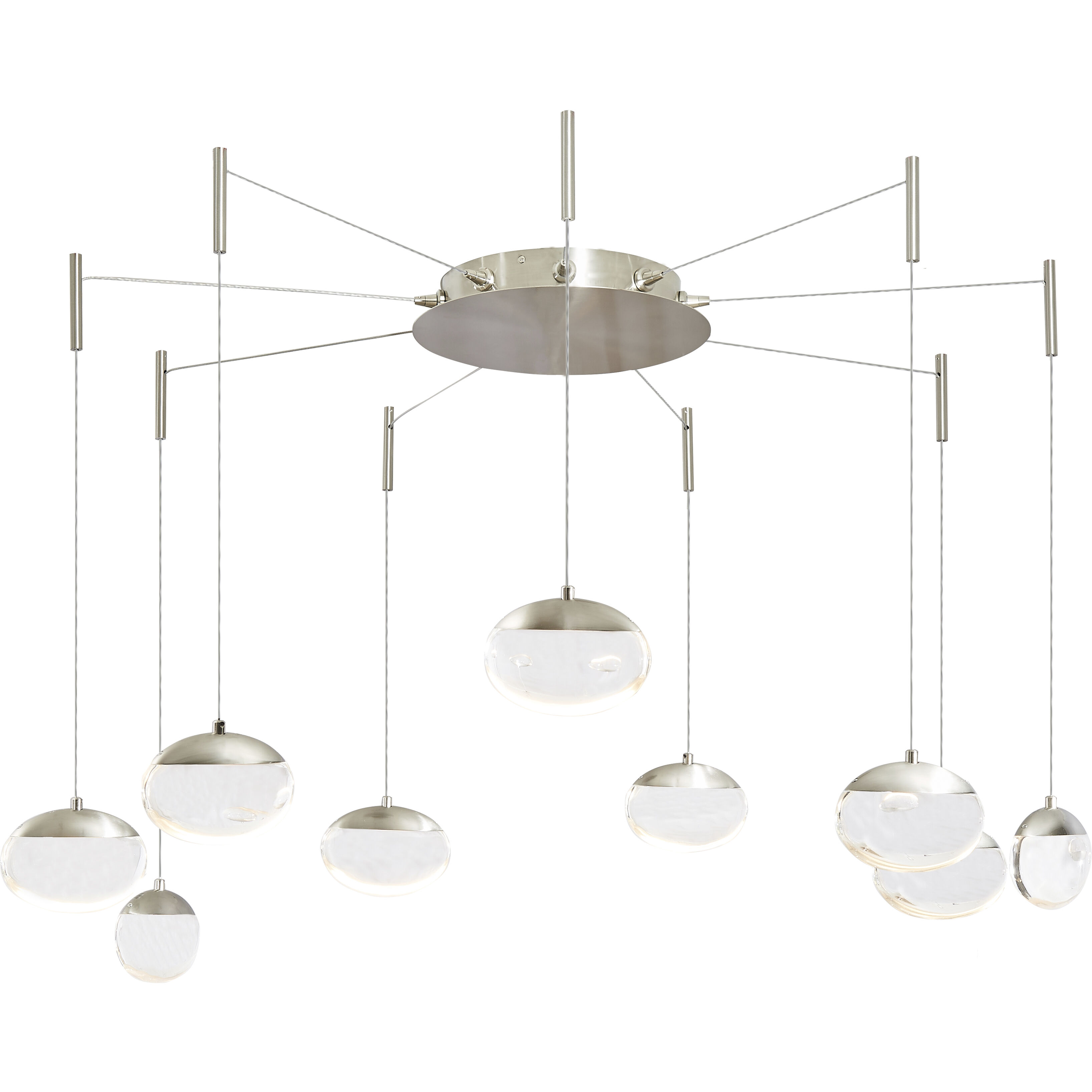 Athena LED 12.2 inch Brushed Nickel Pendant Ceiling Light