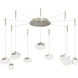 Athena LED 12.2 inch Brushed Nickel Pendant Ceiling Light