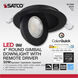 Edgewood Integrated Black Recessed