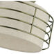 Blanchard 1 Light 12 inch Antique Brass Semi Flush Mount Ceiling Light, Medium