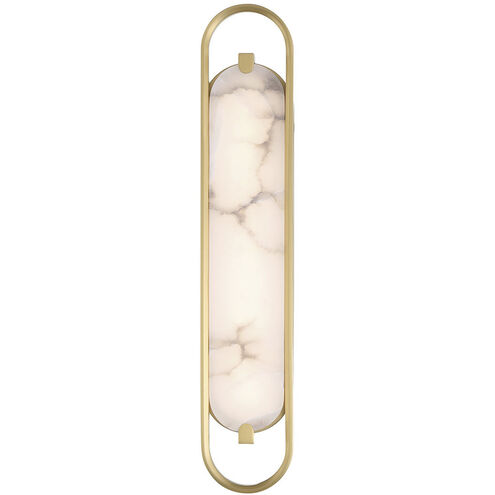 Noga 1 Light 24 inch Gold Vanity Light Wall Light