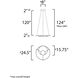 Cycle LED 24.5 inch Black Single Pendant Ceiling Light