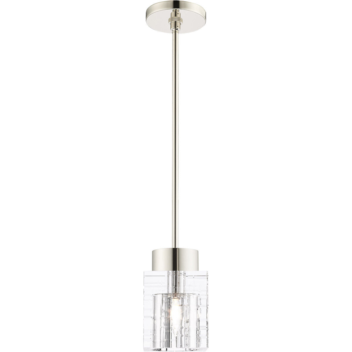 Rotterdam 1 Light 5 inch Polished Nickel Pendant Ceiling Light