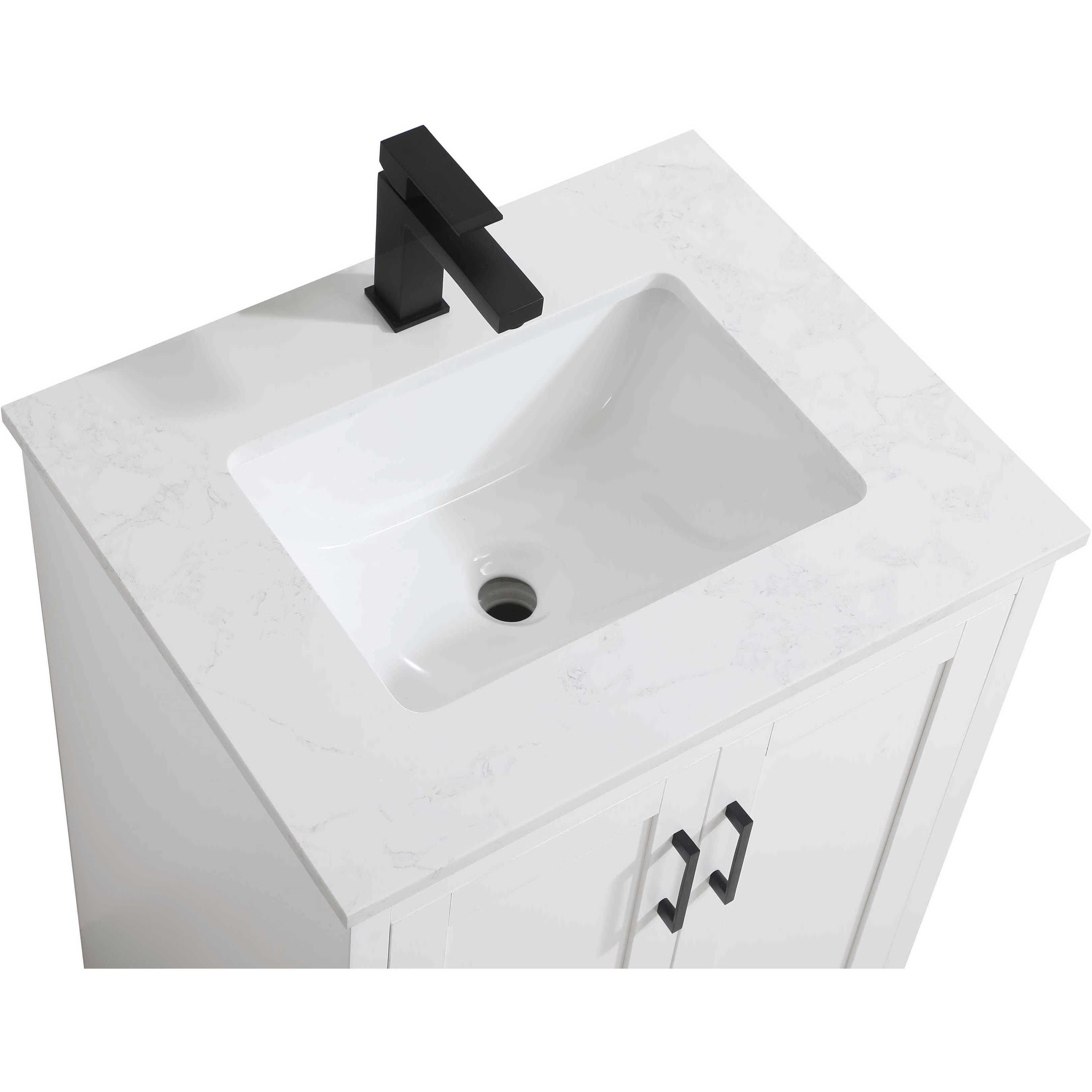Finnley 24 X 34 inch White Bathroom Vanity Cabinet