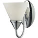 Alpine 1 Light 8 inch Chrome Vanity Light Wall Light