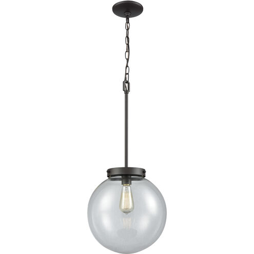 Beckett 1 Light 12 inch Oil Rubbed Bronze Mini Pendant Ceiling Light