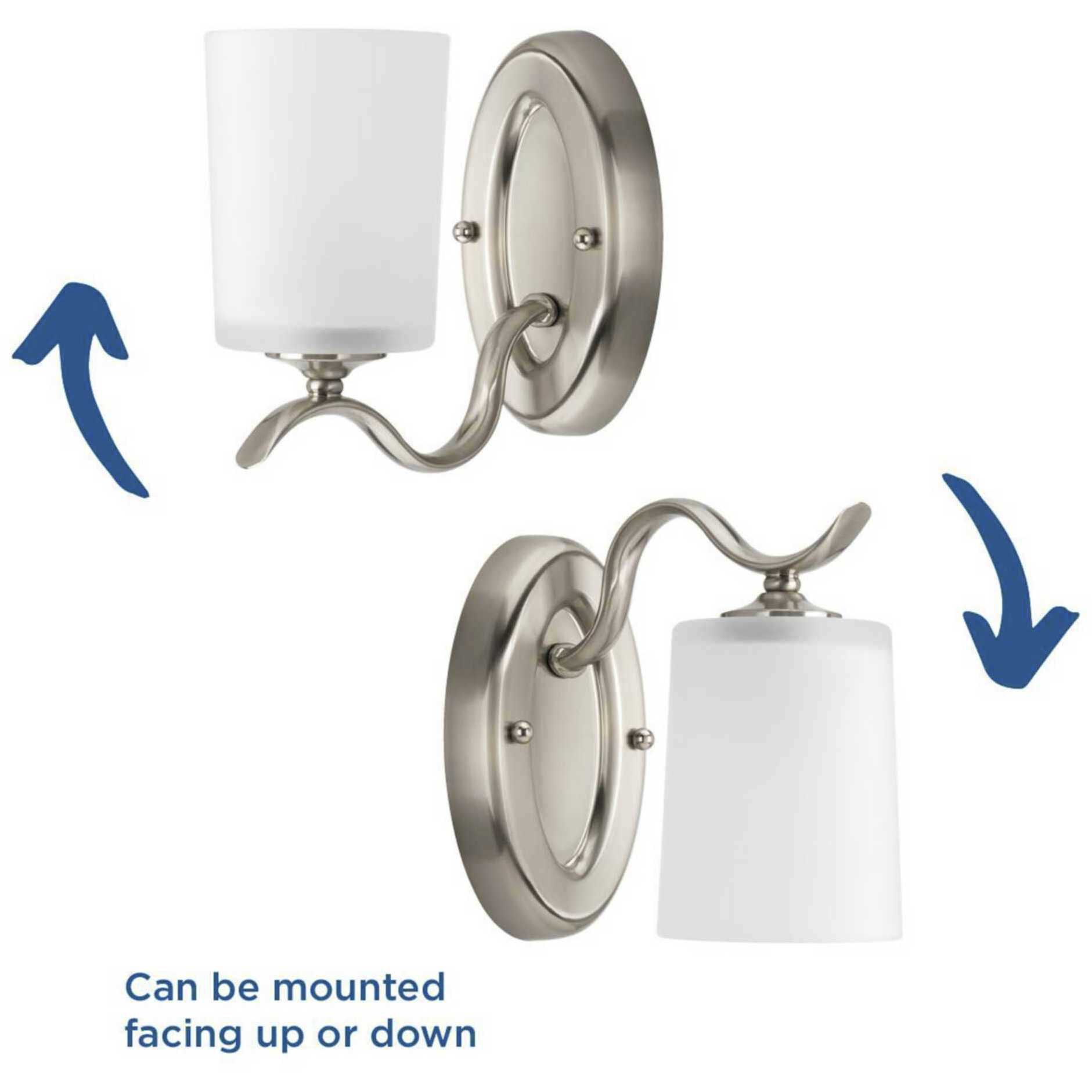 Mark 1 Light 5 inch Brushed Nickel Bath Vanity Wall Light