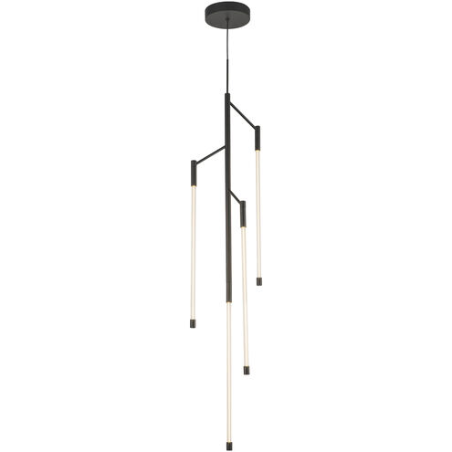 Motif LED 10.25 inch Black Pendant Ceiling Light