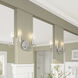 Summit 2 Light 14 inch Brushed Nickel Vanity Light Wall Light