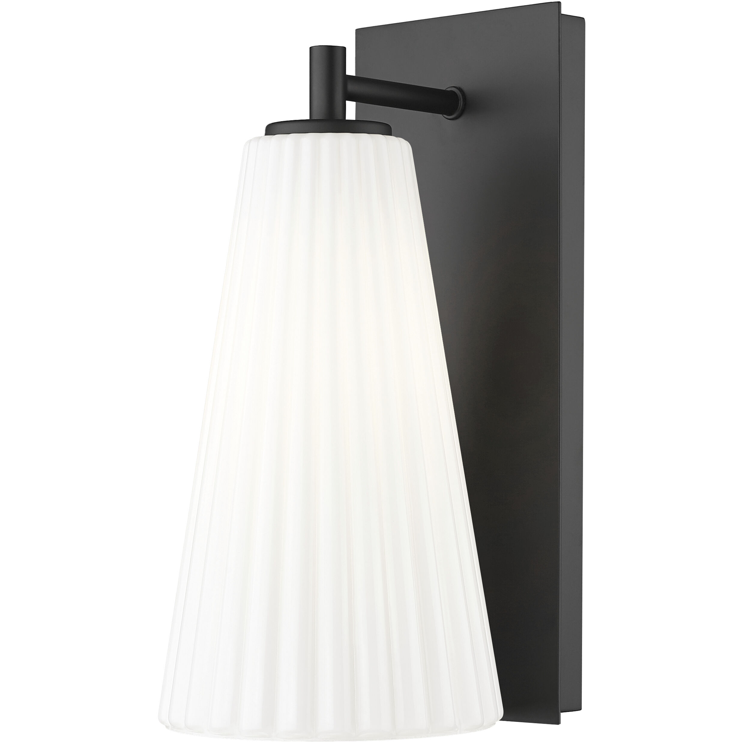 Farrell 1 Light 6 inch Matte Black Wall Sconce Wall Light