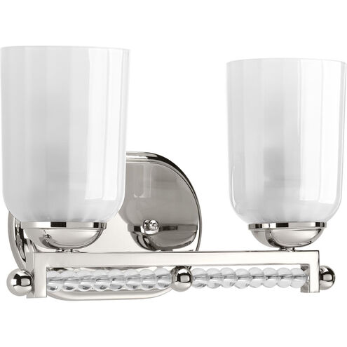 Duffy 2 Light 13.38 inch Polished Nickel Bath Vanity Wall Light, Design Series