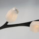 Blossom LED 17.25 inch Black Multi-Light Pendant Ceiling Light