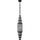 Waldorf LED 8 inch Polished Gunmetal Pendant Ceiling Light