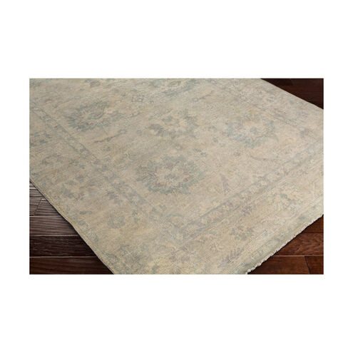 Lara 108 X 72 inch Gray and Brown Area Rug, Wool and Silk