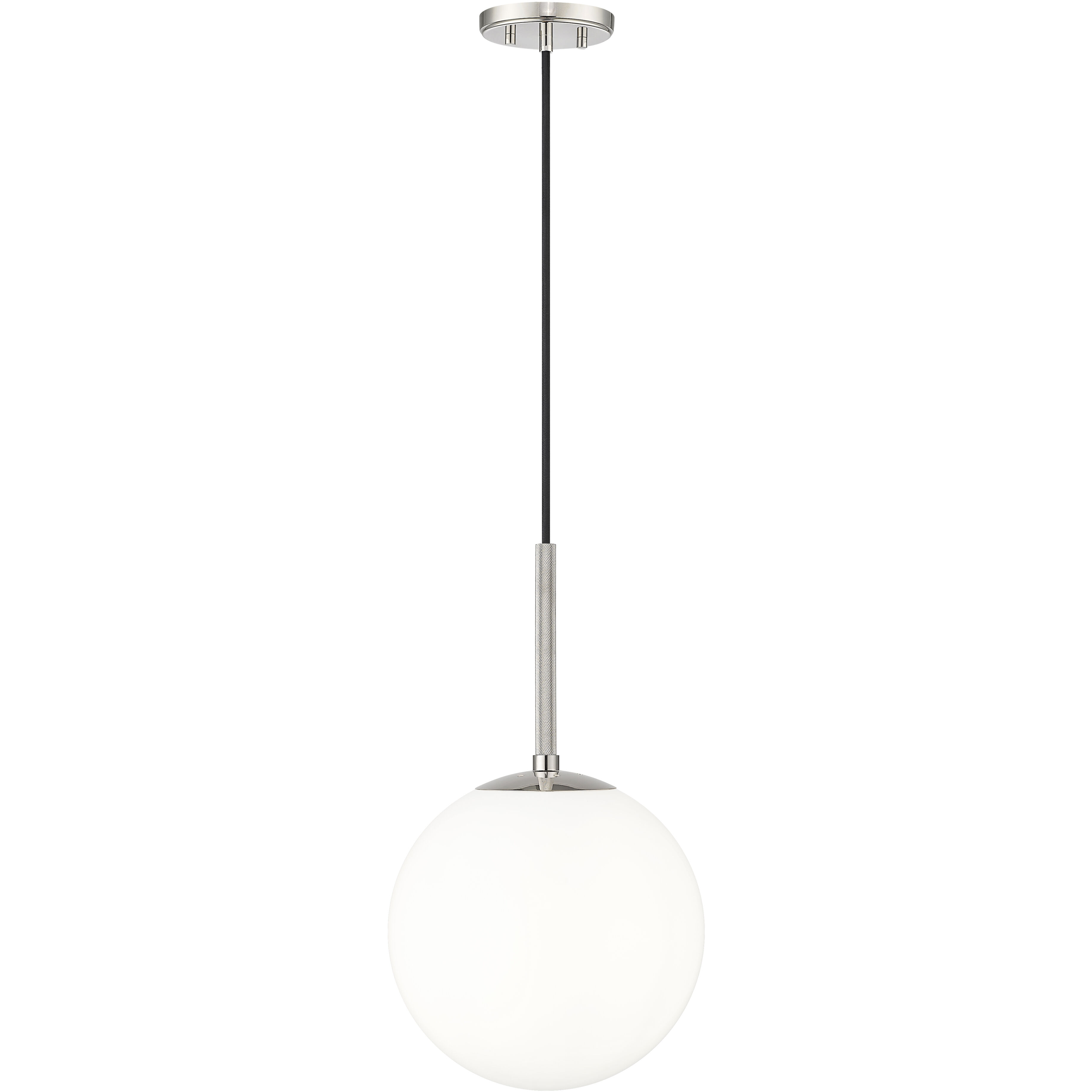 Kairo 1 Light 12 inch Polished Nickel Pendant Ceiling Light