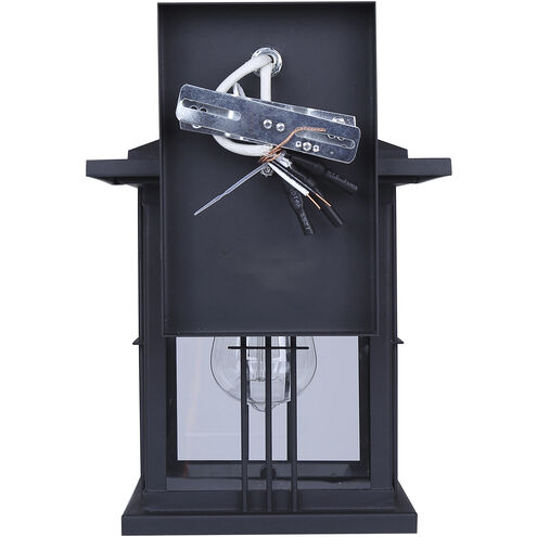 Grant 1 Light 12 inch Black Outdoor Wall Lantern