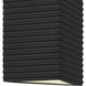Kyler 18 inch Earth Black Outdoor Wall Lantern