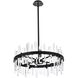 Serena 14 Light 25 inch Black Pendant Ceiling Light