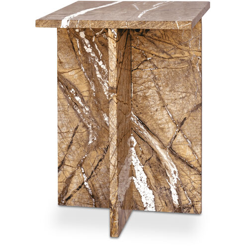 Blair 20 X 14 inch Gold Accent Table, Outdoor Use