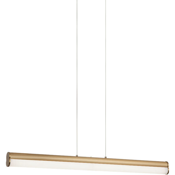 Junction LED 1.75 inch Aged Gold Brass Pendant Ceiling Light