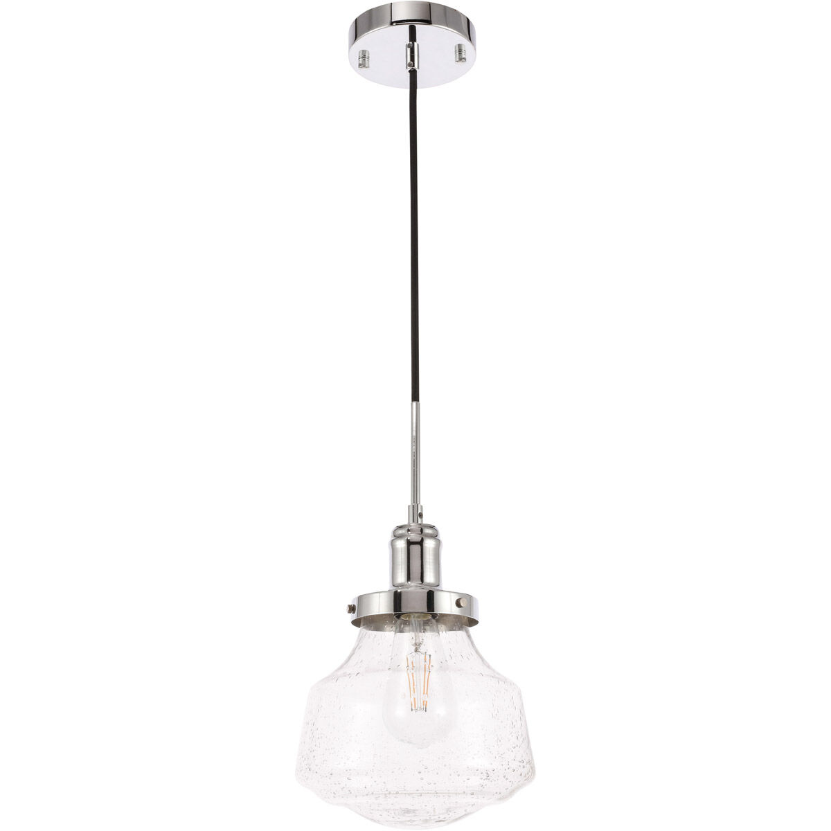 Lyle 1 Light 8 inch Chrome Pendant Ceiling Light