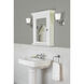 Soft Square Sconce Wall Light in Chrome, Square