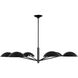 ED Ellen DeGeneres Nevel 6 Light 40 inch Aged Iron Chandelier Ceiling Light