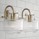 Nyla 2 Light 15 inch Aged Brass Vanity Light Wall Light
