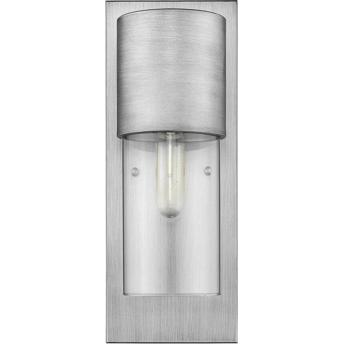 Cooper 1 Light 16 inch Matte Nickel Exterior Wall Mount