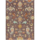 Sprout 132 X 96 inch Taupe, Burnt Orange, Sky Blue, Olive, Khaki, Cream Rug