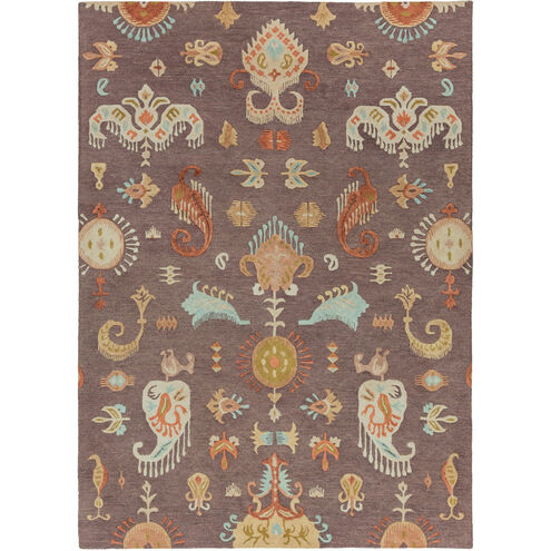 Sprout 132 X 96 inch Taupe, Burnt Orange, Sky Blue, Olive, Khaki, Cream Rug