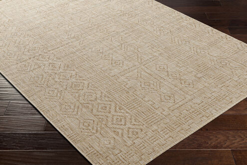 Eagean 91 X 63 inch Khaki Outdoor Rug, Rectangle